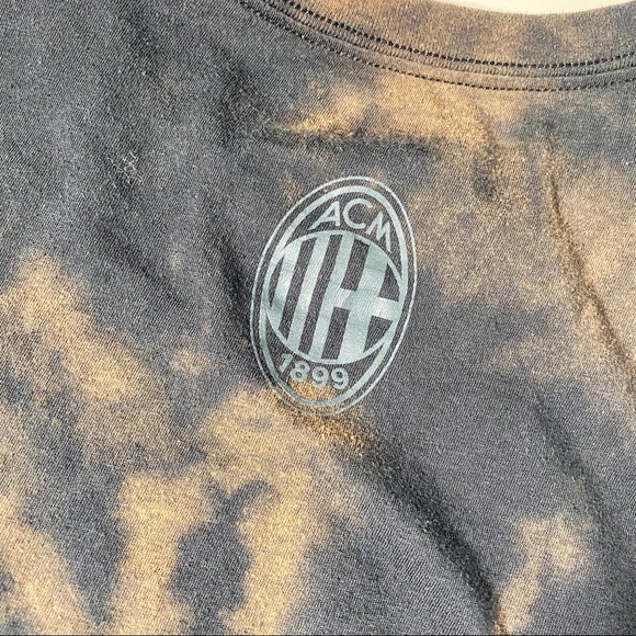 Adidas AC Milan Custom Acid Wash Tee (S) - Picture 5 of 7